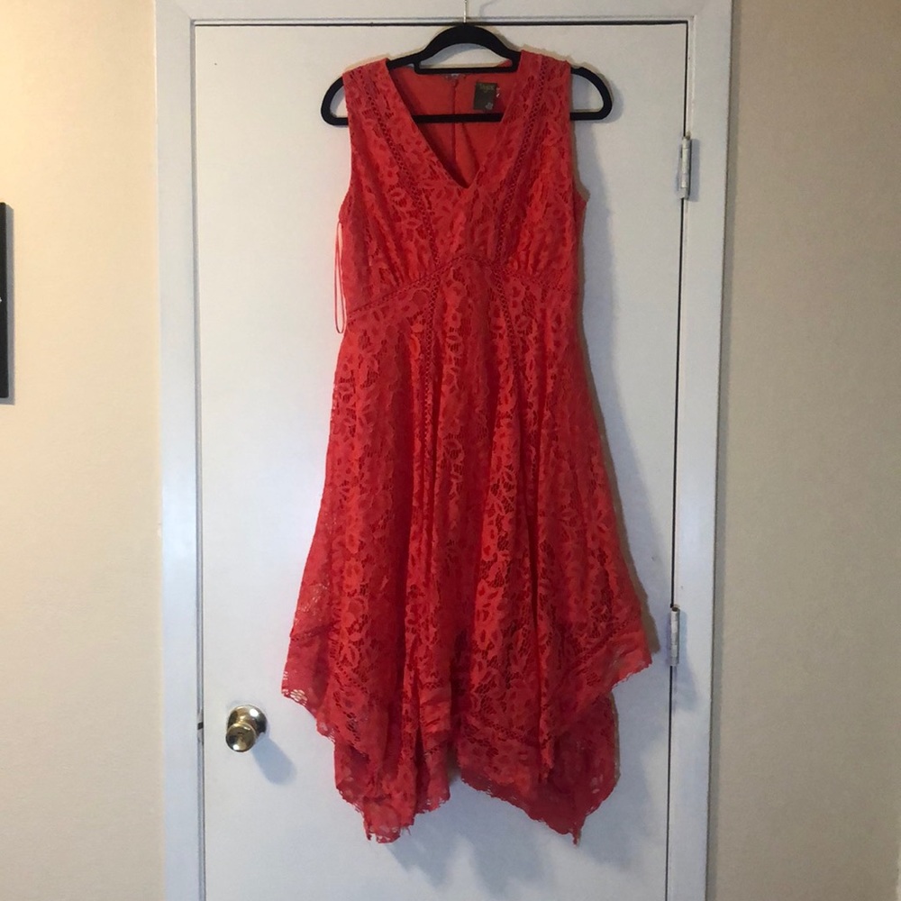 BEAND NEW! NEVER WORN! Coral dress